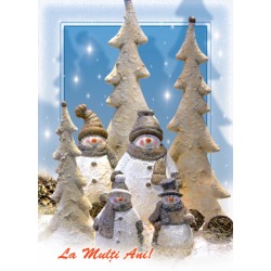 Felicitare om de zapada Felicitare om de zapada