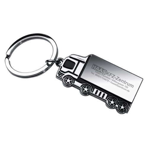 Breloc metalic in forma de camion