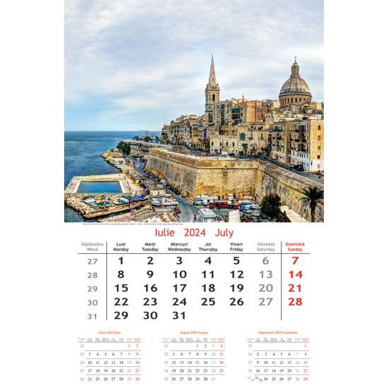 Calendar "Cities of the world" 2024