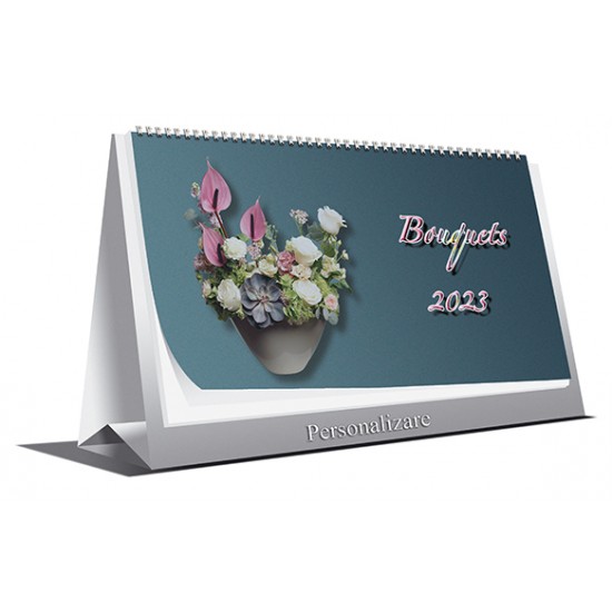Calendar de birou "Bouquets" 2023