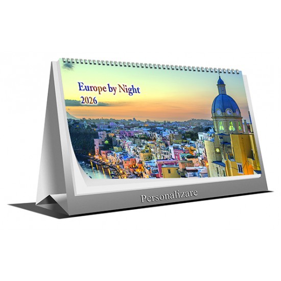 Calendar de birou "Europe by Night" 2026