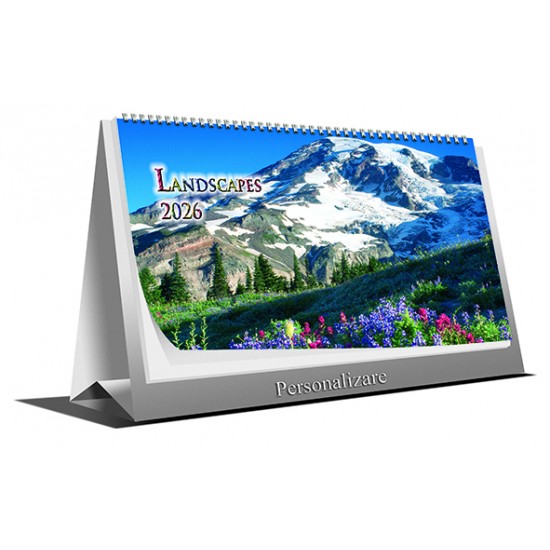 Calendar de birou "Landscapes" 2026
