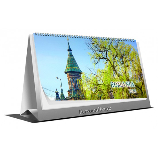 Calendar de birou "Romania" 2026