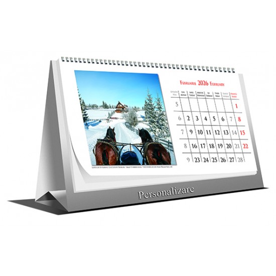 Calendar de birou "Romania" 2026