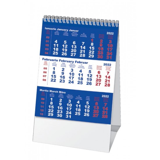 Calendar de birou triptic "Miniclasic" 2022