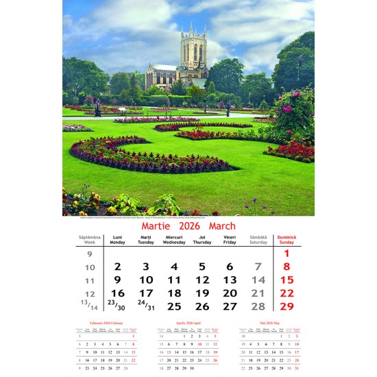 Calendar "Gardens" 2026