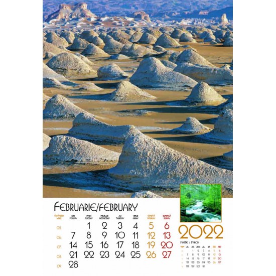 Calendar 'Natura" 2022