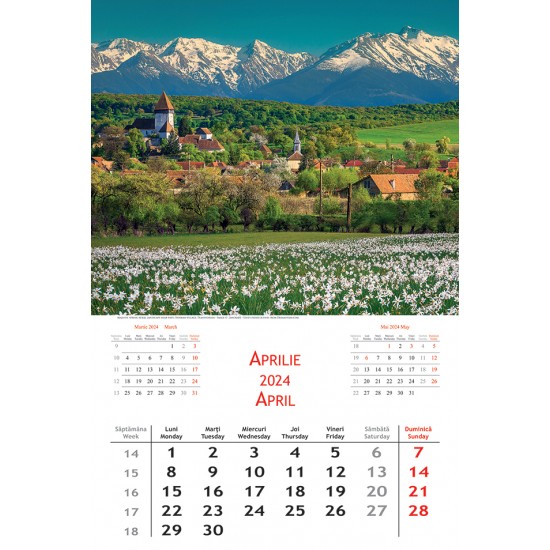 Calendar Romania 2024