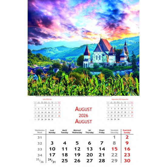 Calendar Romania 2026
