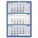 Calendar Triptic trei culori 2024