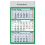 Calendar Triptic trei culori 2026