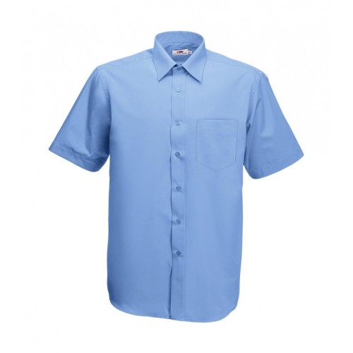 Camasa maneca scurta Fruit of the Loom Poplin color