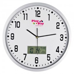 Ceas de perete cu termometru CrisMa