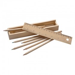 Ceioane colorate  in cutie de lemn Abby Ceioane colorate  in cutie de lemn Abby