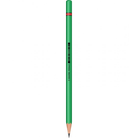 Creion Grafit Rotring Woodcase Neon Green HB