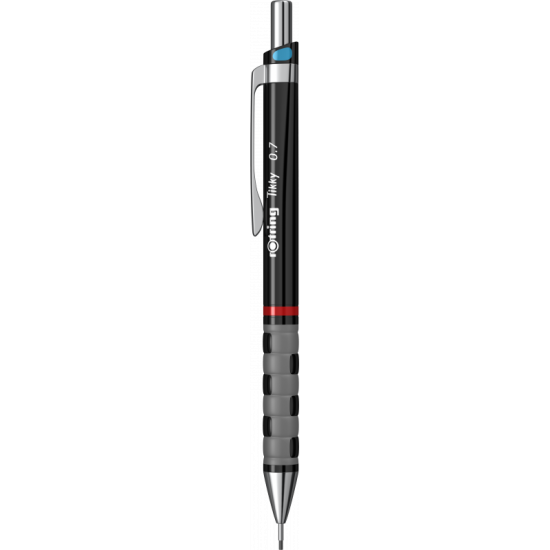 Creion Mecanic 0.7 Rotring Tikky III - Black - Color Code
