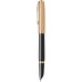 Stilou 18k Nib Parker 51 Royal DeLuxe Black GT