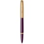 Stilou 18k Nib Parker 51 Royal DeLuxe Plum GT