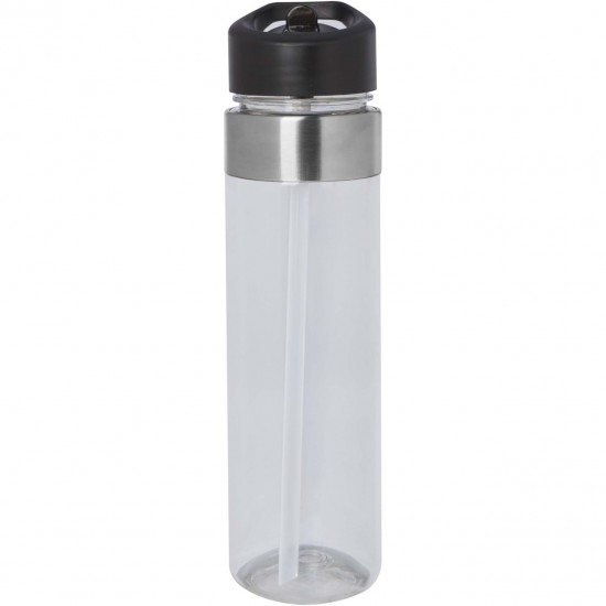Bidon sport tritan 650 ml cu capac flip si pai Dylan  Bidon sport tritan 650 ml cu capac flip si pai Dylan