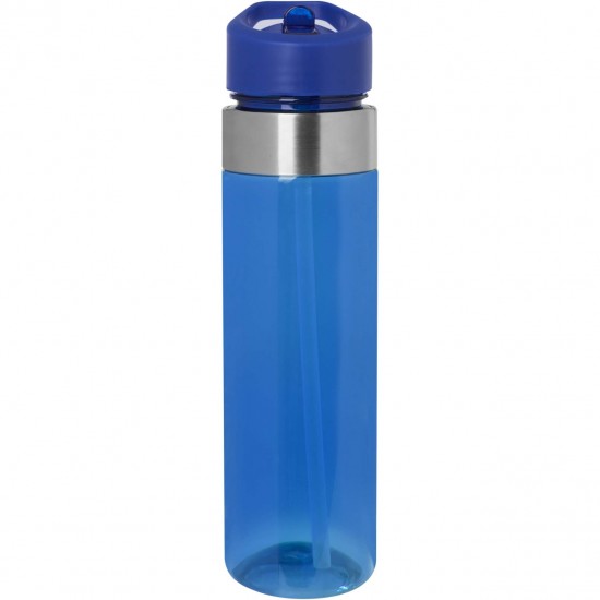 Bidon sport tritan 650 ml cu capac flip si pai Dylan  Bidon sport tritan 650 ml cu capac flip si pai Dylan
