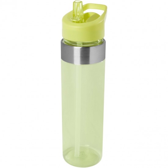 Bidon sport tritan 650 ml cu capac flip si pai Dylan  Bidon sport tritan 650 ml cu capac flip si pai Dylan