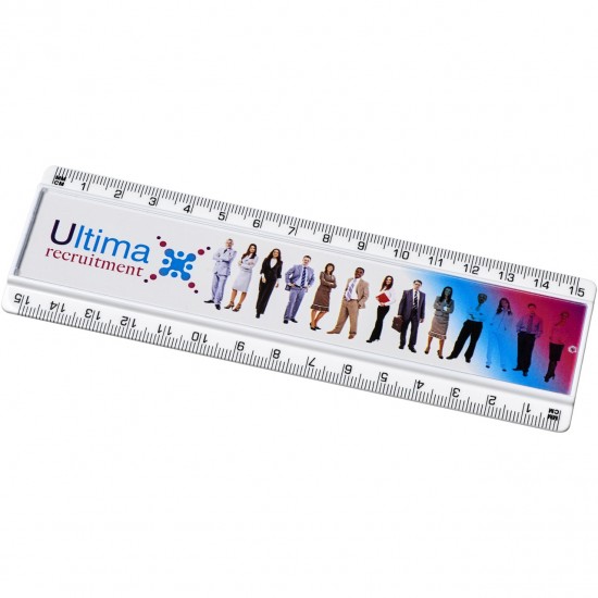 Rigla plastic 15 cm cu insertie Ellison Rigla plastic 15 cm cu insertie Ellison