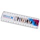 Rigla plastic 15 cm cu insertie Ellison Rigla plastic 15 cm cu insertie Ellison