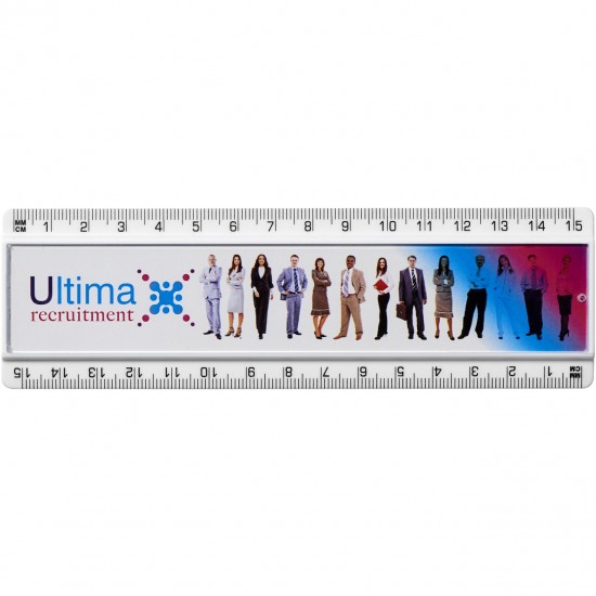 Rigla plastic 15 cm cu insertie Ellison Rigla plastic 15 cm cu insertie Ellison