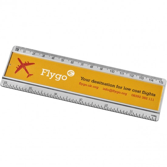 Rigla plastic 15 cm cu insertie Ellison Rigla plastic 15 cm cu insertie Ellison