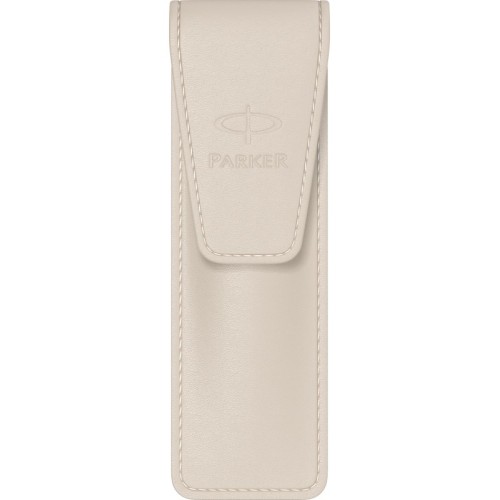Etui piele Parker Crem