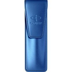 Etui piele Parker Metallic Blue
