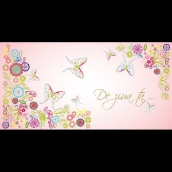 Felicitare De ziua ta! - fluturasi