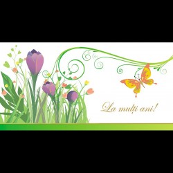 Felicitare La Multi Ani! - branduse