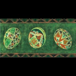 Felicitare Paste - oua incondeiate Felicitare Paste - oua incondeiate