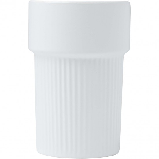 Pahar ceramic Fika 340 ml cu manson de bambus
