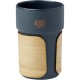 Pahar ceramic Fika 340 ml cu manson de bambus