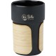 Pahar ceramic Fika 340 ml cu manson de bambus
