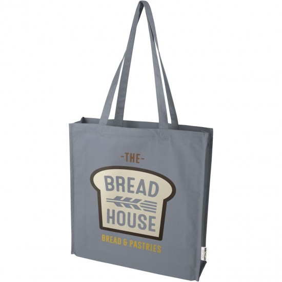 Sacosa cu burduf 270 g/mp  bumbac reciclat Florida Sacosa cu burduf 270 g/mp  bumbac reciclat Florida