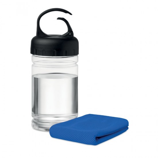 Bidon sport cu prosop