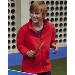 Jacheta polar Fruit of the Loom Full Zip copii