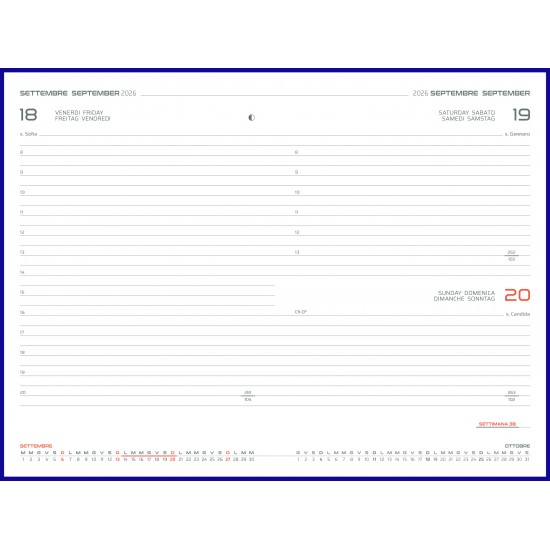 Agenda Matra 11x17cm zilnica