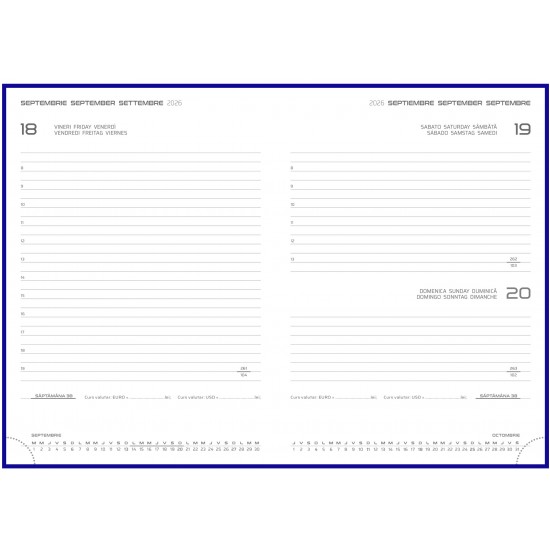 Agenda Matra 15x21cm zilnica