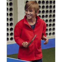 Jacheta polar Fruit of the Loom Full Zip copii