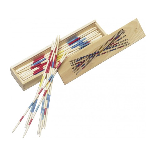 Joc Mikado in cutie de lemn