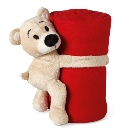 Patura polar cu ursulet Patura polar cu ursulet