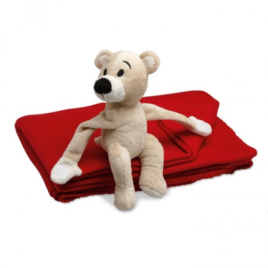 Patura polar cu ursulet Patura polar cu ursulet