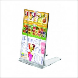 Menu holder cu baza pliabila Menu holder cu baza pliabila