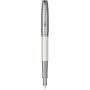Stilou Parker Sonnet Royal Metal & Pearl CT  18K