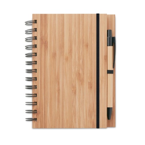 Notes A6 cu coperta bambus Basta