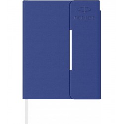 Notes B6 tip mapa inscriptionata Parker blue
